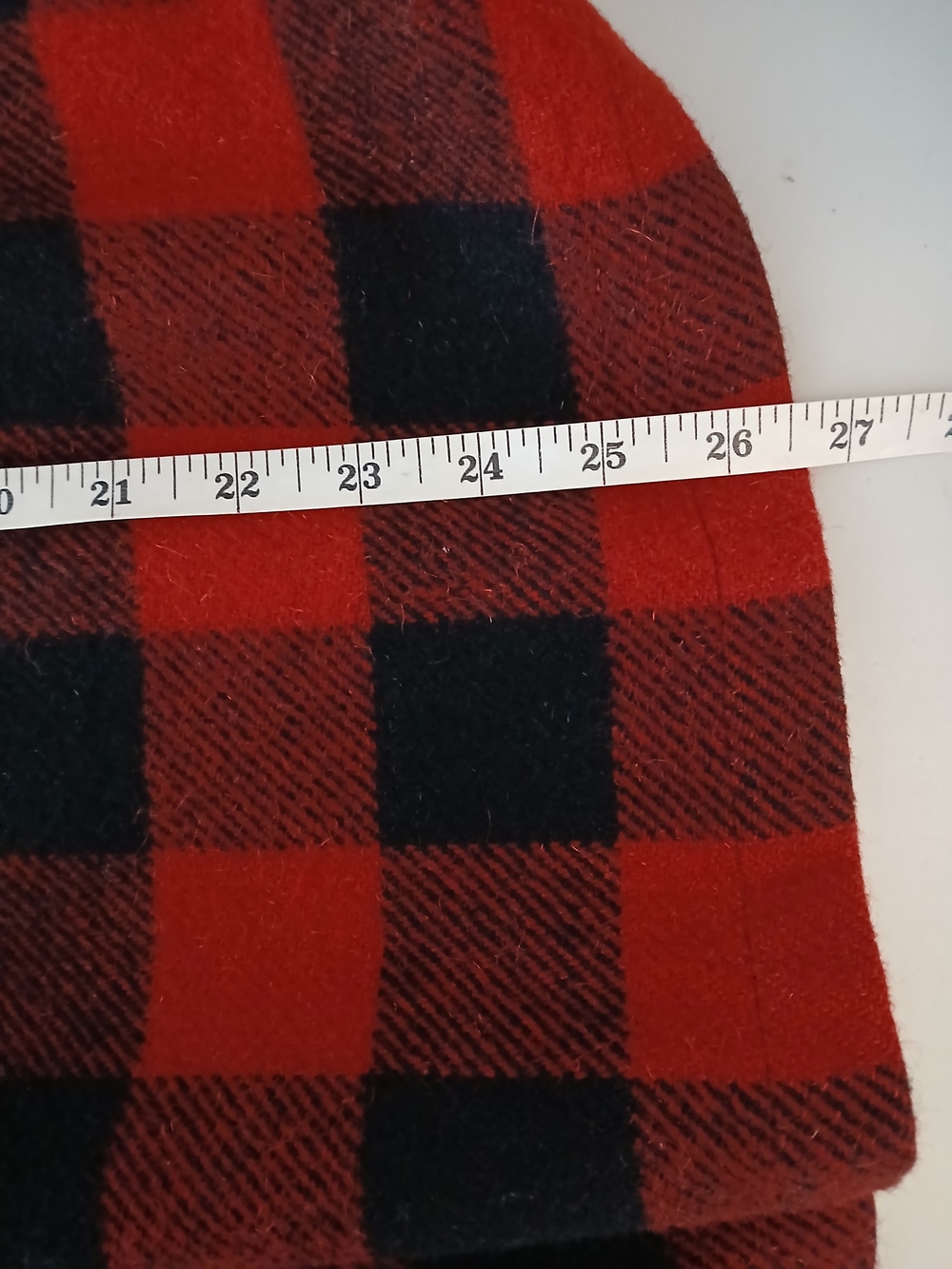 Vintage Red & Black Buffalo Plaid Wool Hunting Jacket - Picture 9 of 9